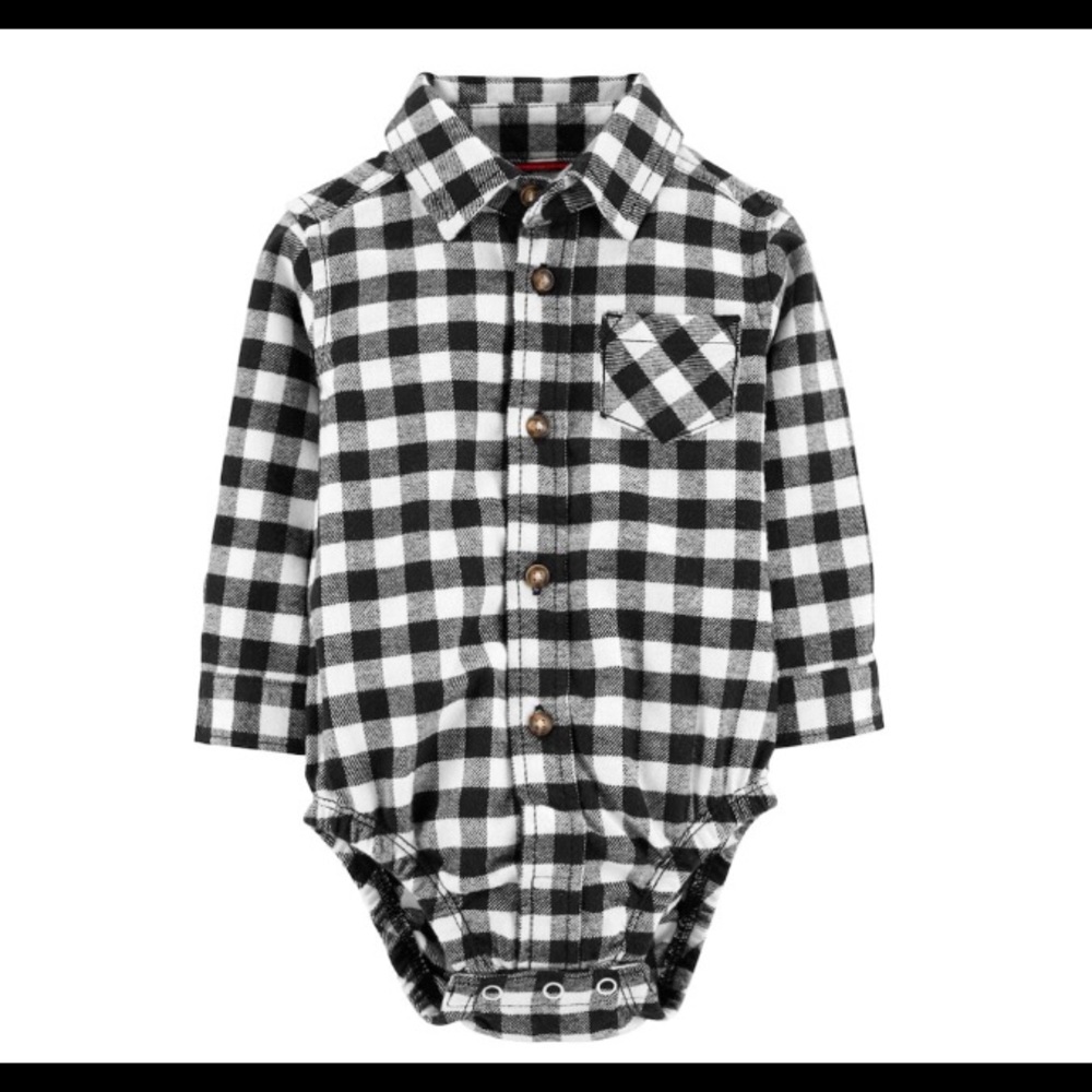 HP ❤️ Carter's 24 Months 3-Piece Checkered Set - Picture 3 of 5
